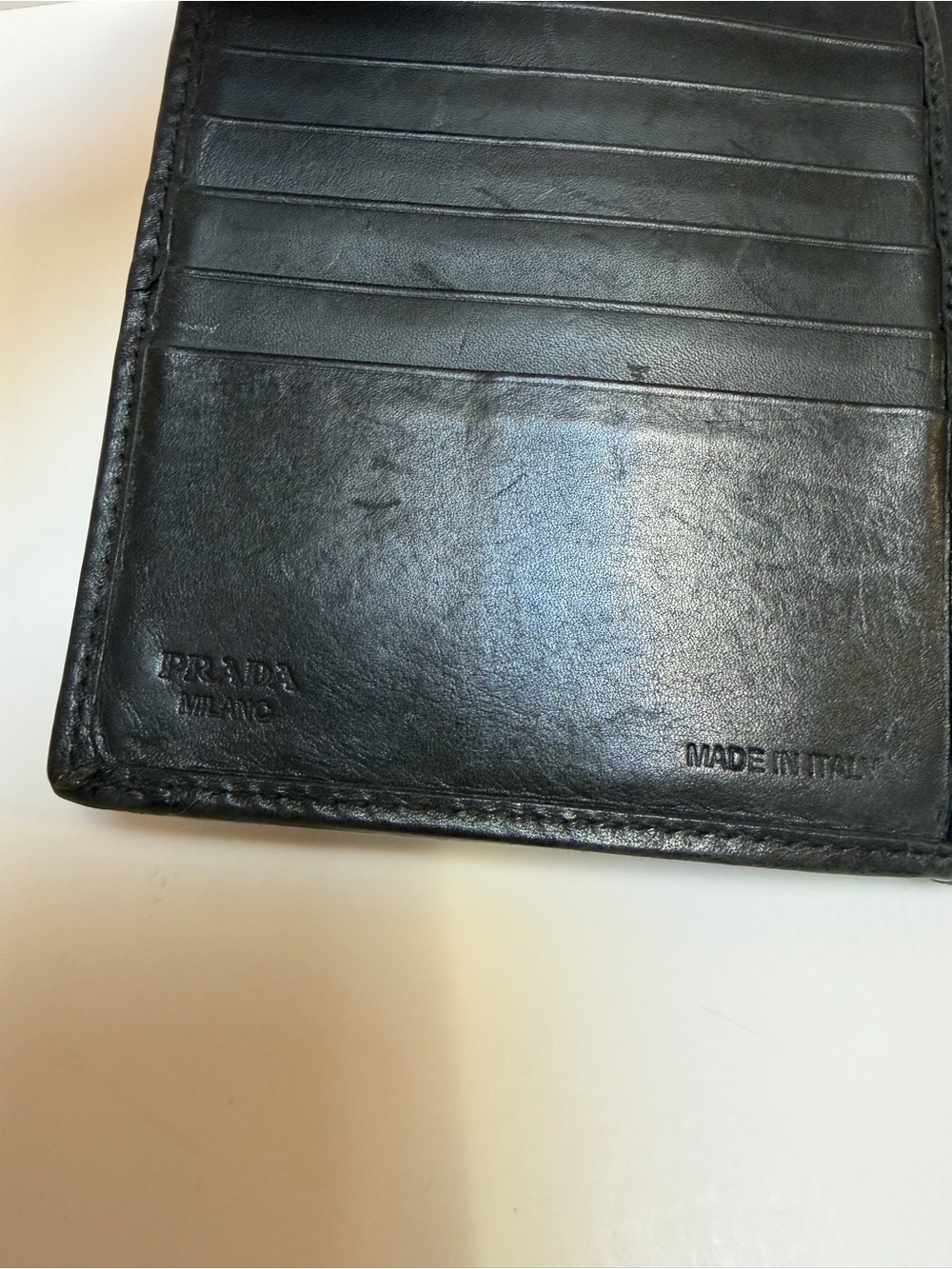 Prada Evening Heart Black Wallet EUC - Picture 10 of 16